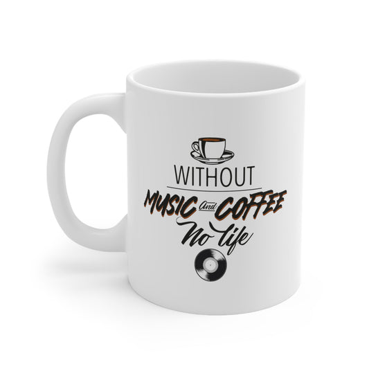 Music and Coffee – Ceramic Mug