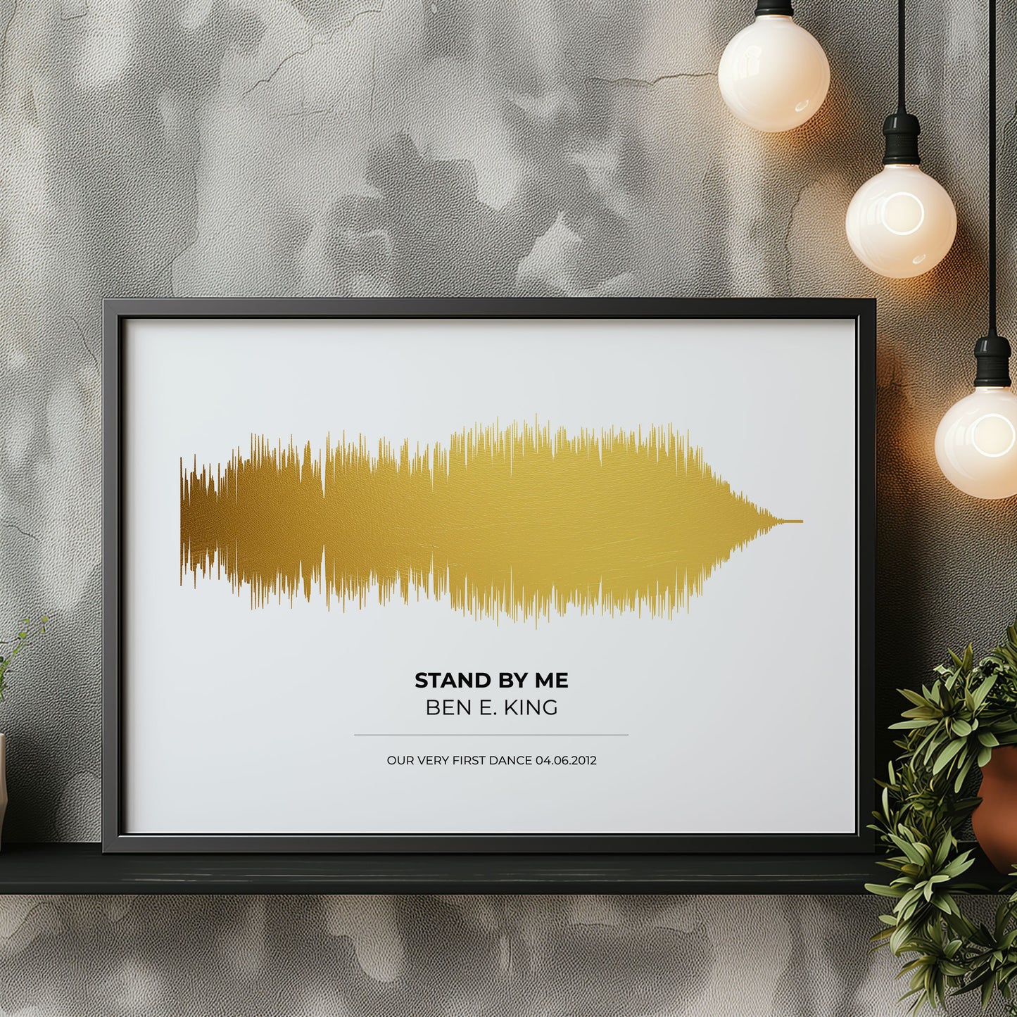 Custom Sound Wave Print