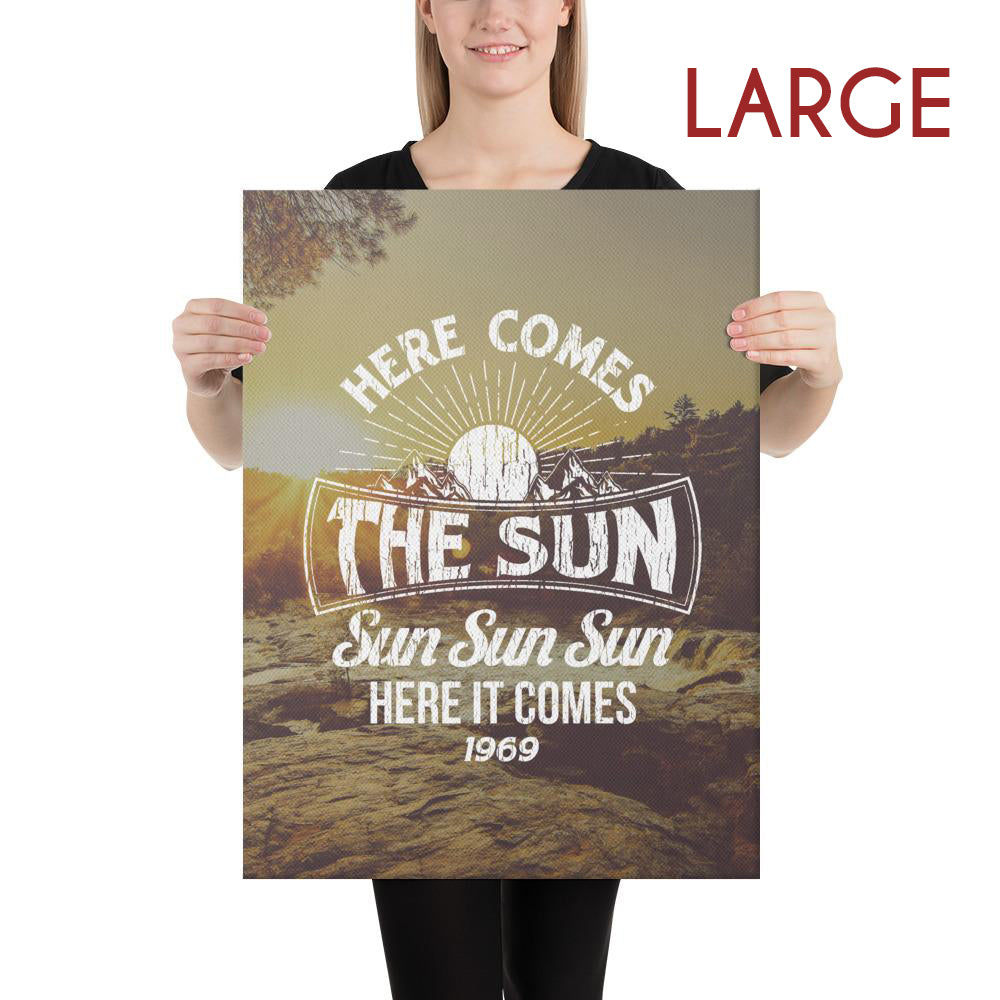 The Beatles - Here Comes The Sun - Large Canvas 2