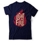 The Doors - Light My Fire - Men's T-Shirt Navy Blue