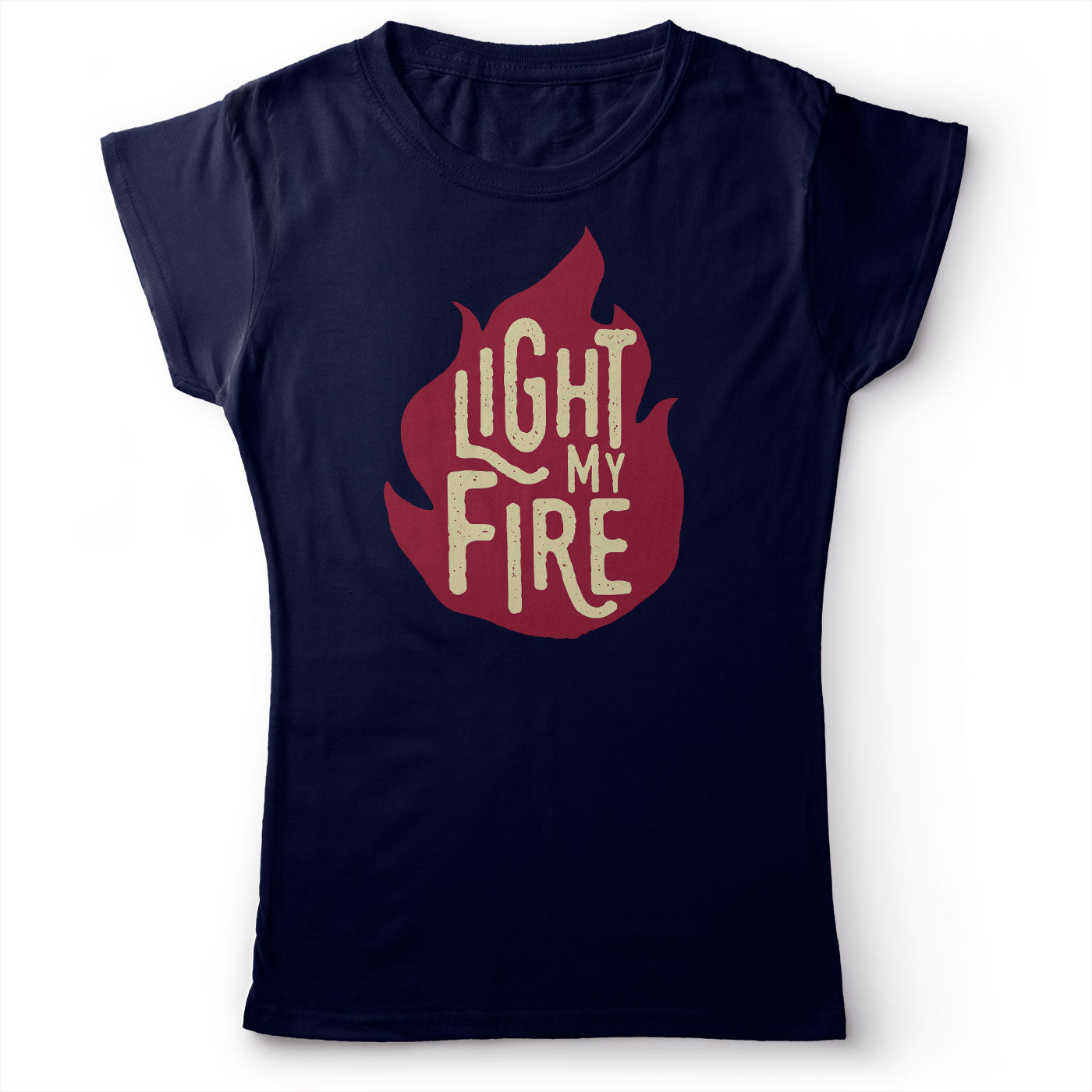 The Doors - Light My Fire - Women's T-Shirt Navy Blue 2