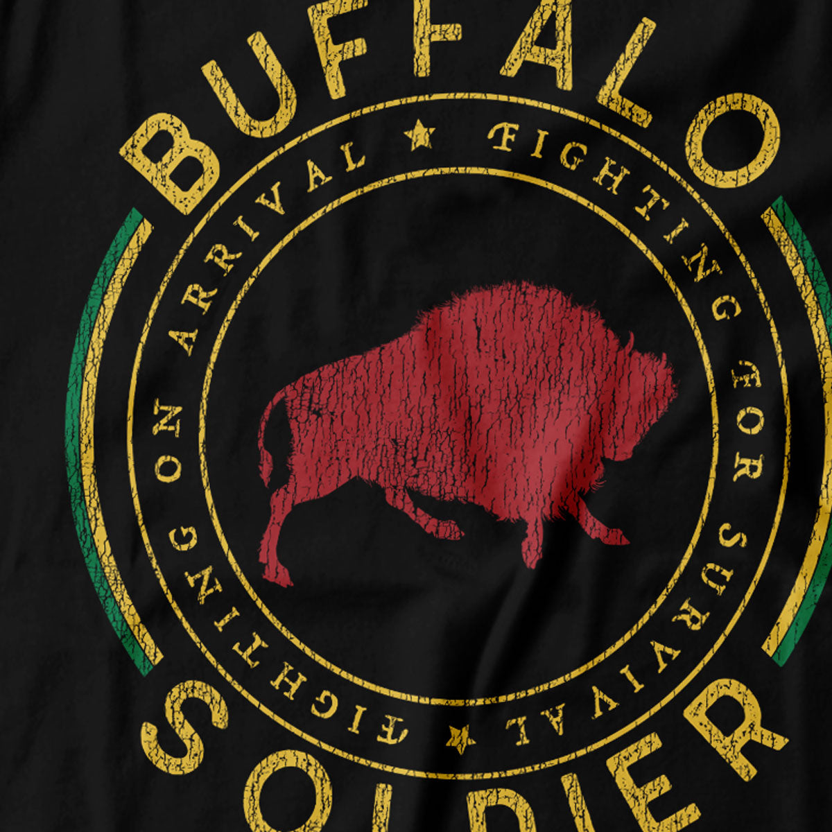 Buffalo Soldier - Men's T-Shirt
