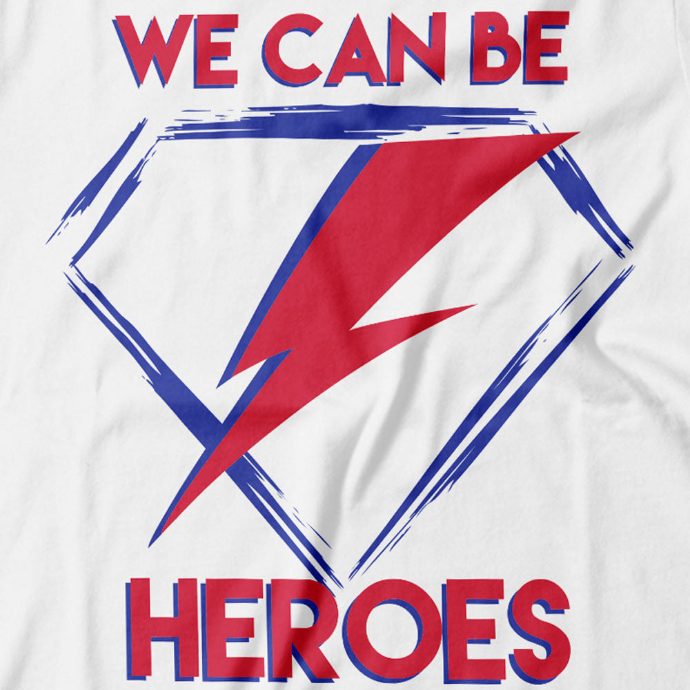 David Bowie - Heroes - Men's T-Shirt Detail
