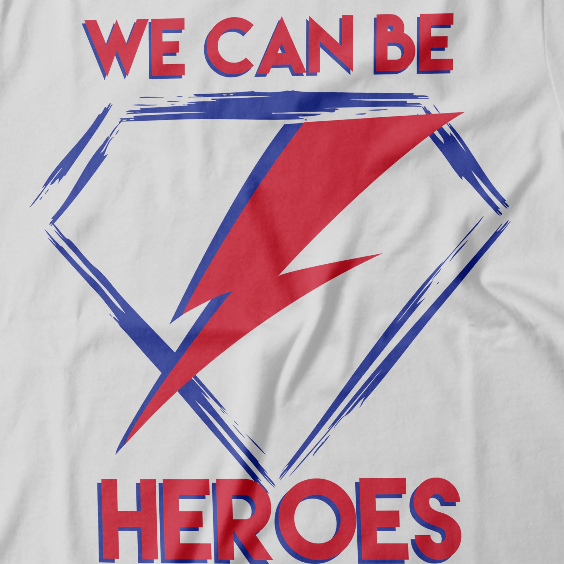David Bowie - Heroes - Women's T-Shirt Detail