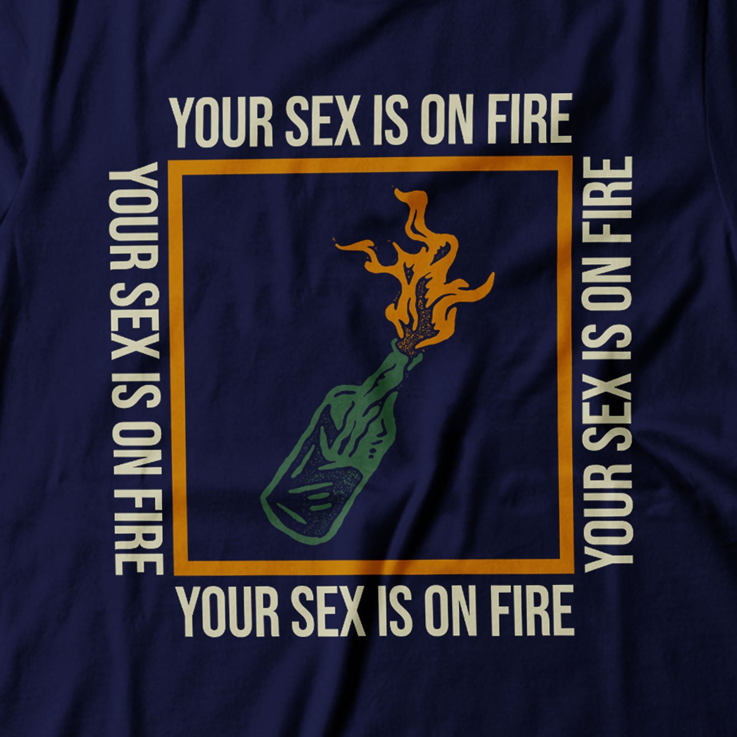 Kings of Leon - Sex On Fire - Men's T-shirt Detail