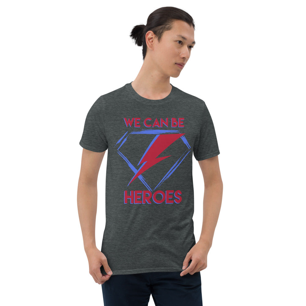 Bowie - Heroes - Men's T-Shirt Dark Gray 2