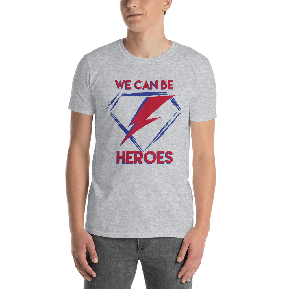 David Bowie - Heroes - Men's T-Shirt Gray 2