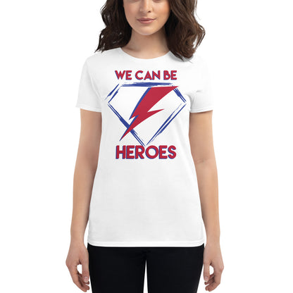 David Bowie - Heroes - Women's T-Shirt White