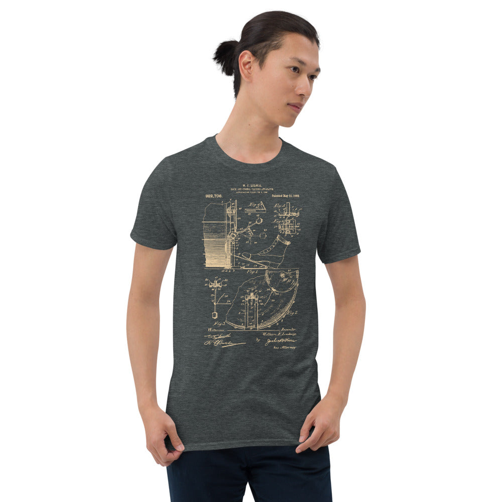 Drums Patent - Men's T-Shirt Gray 2