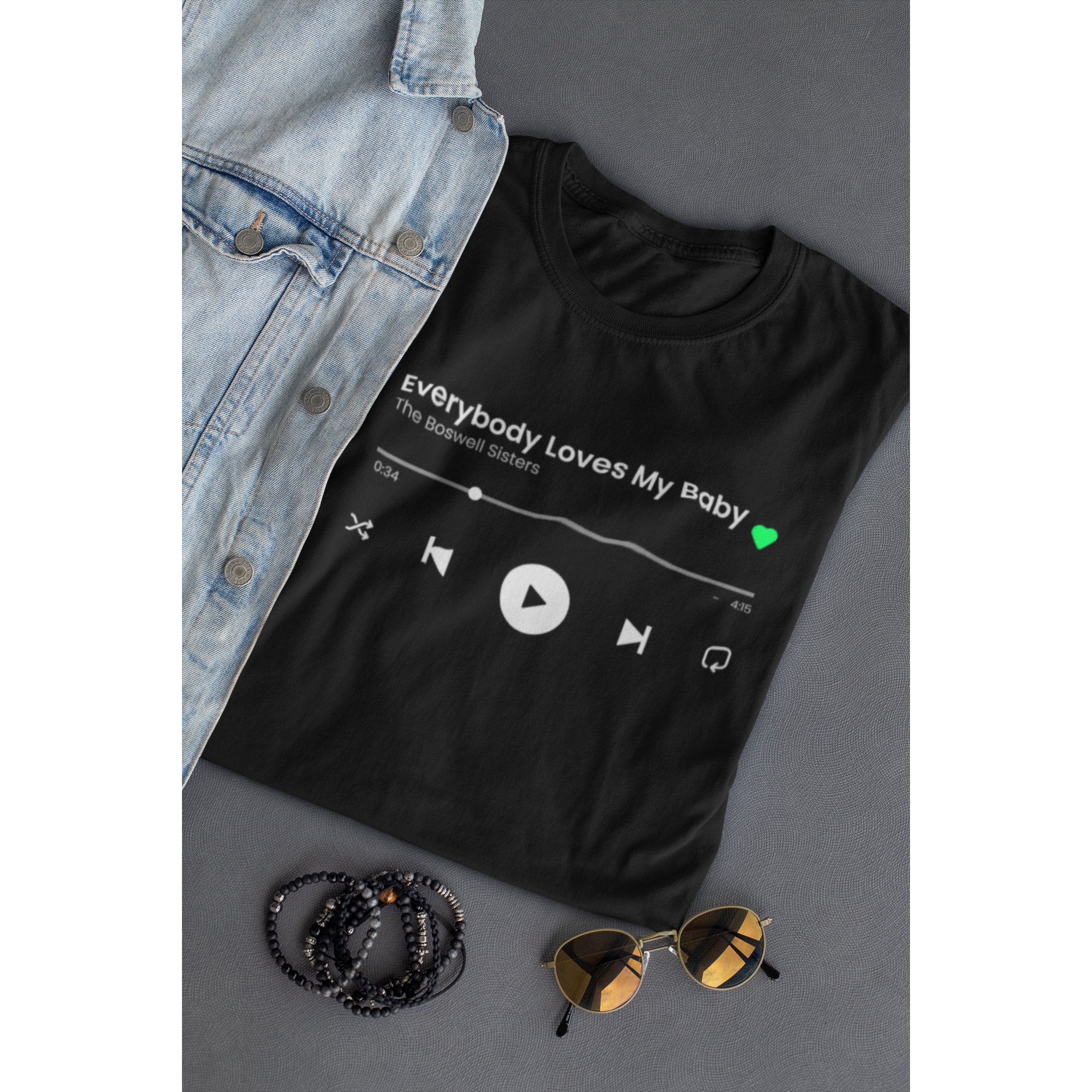 Your Favorite Song T Shirt Music Player Mala Rock