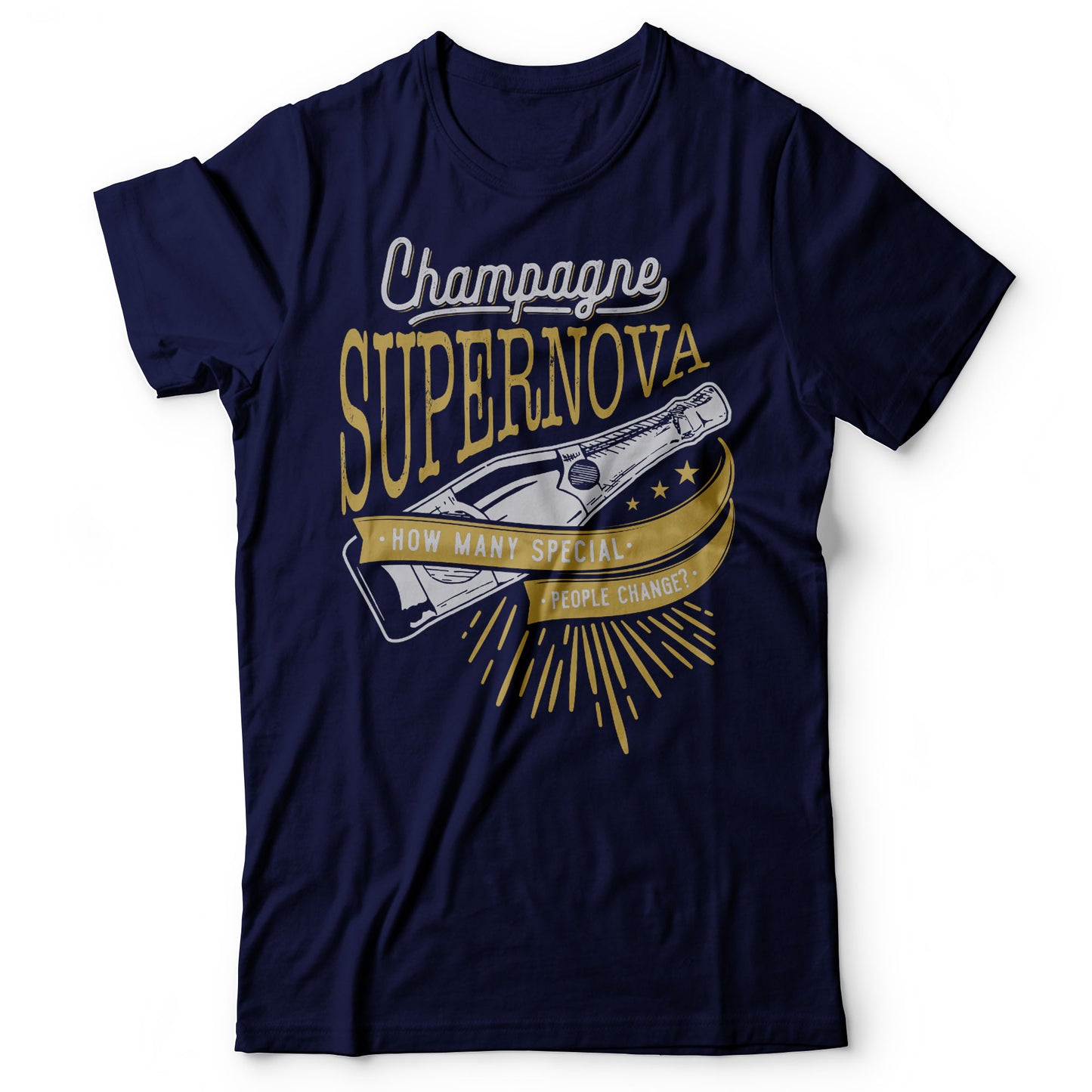 Oasis - Champagne Supernova - Men's T-shirt Navy Blue
