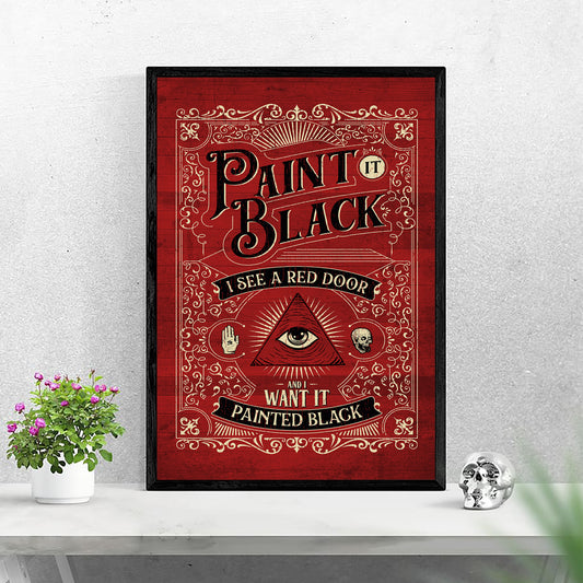 The Rolling Stones - Paint It, Black! - Poster 1