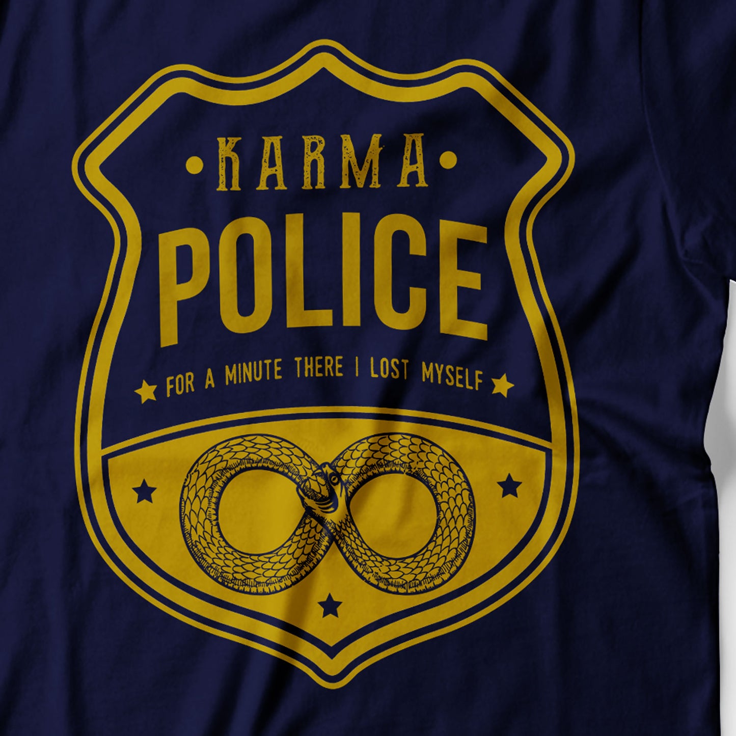 Radiohead - Karma Police - Women's T-shirt Detail