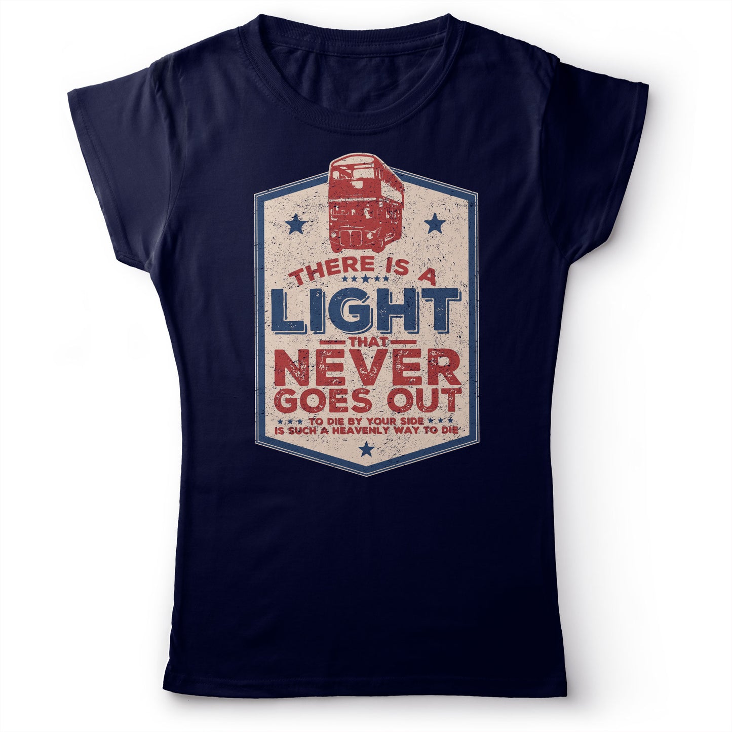 The Smiths - There Is A Light That Never Goes Out - Women's T-shirt Navy Blue 2
