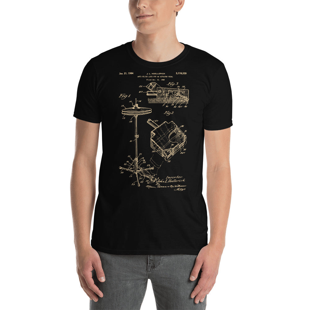 Drums Patent (Hi-Hats) - Men's T-Shirt