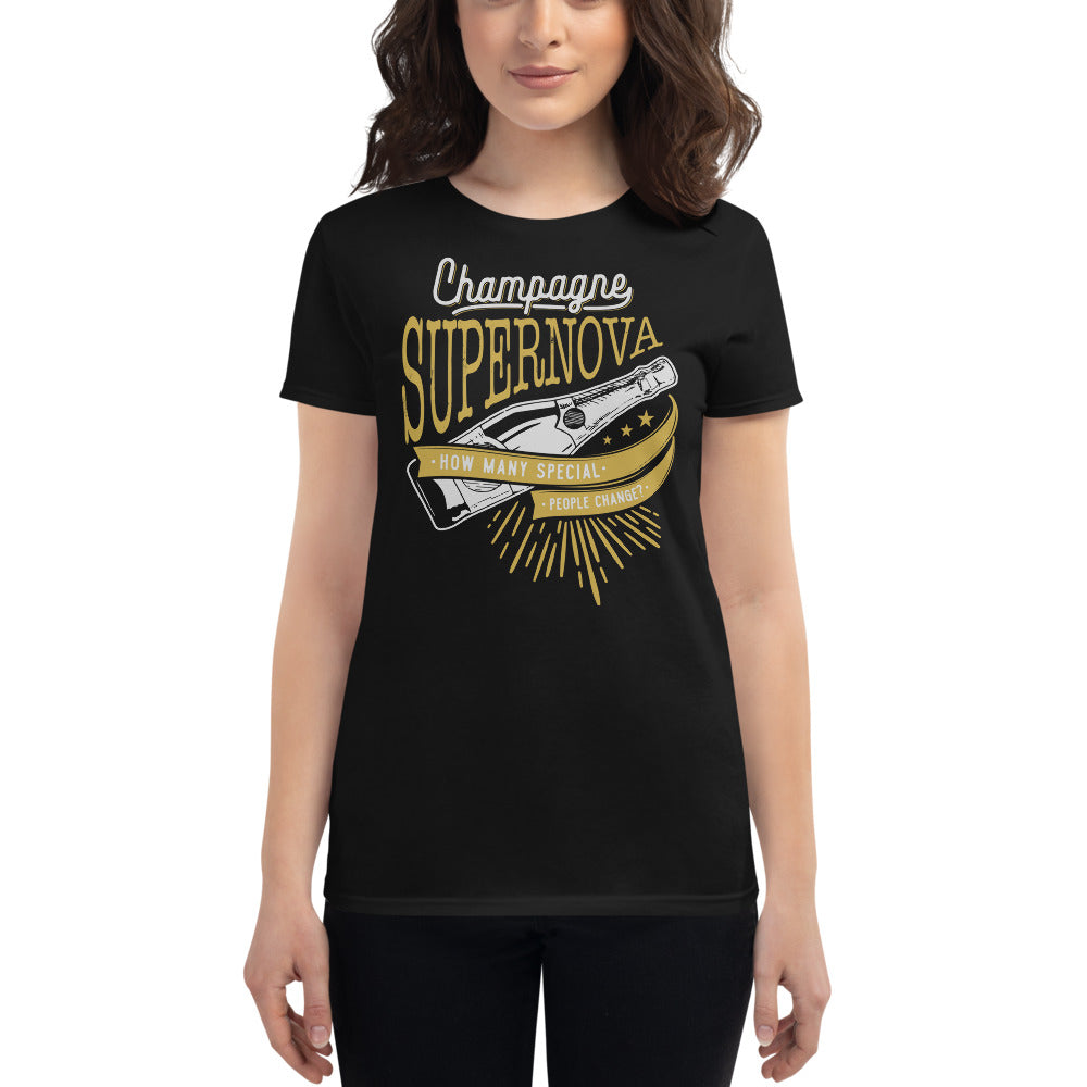 Oasis - Champagne Supernova - Women's T-shirt Black