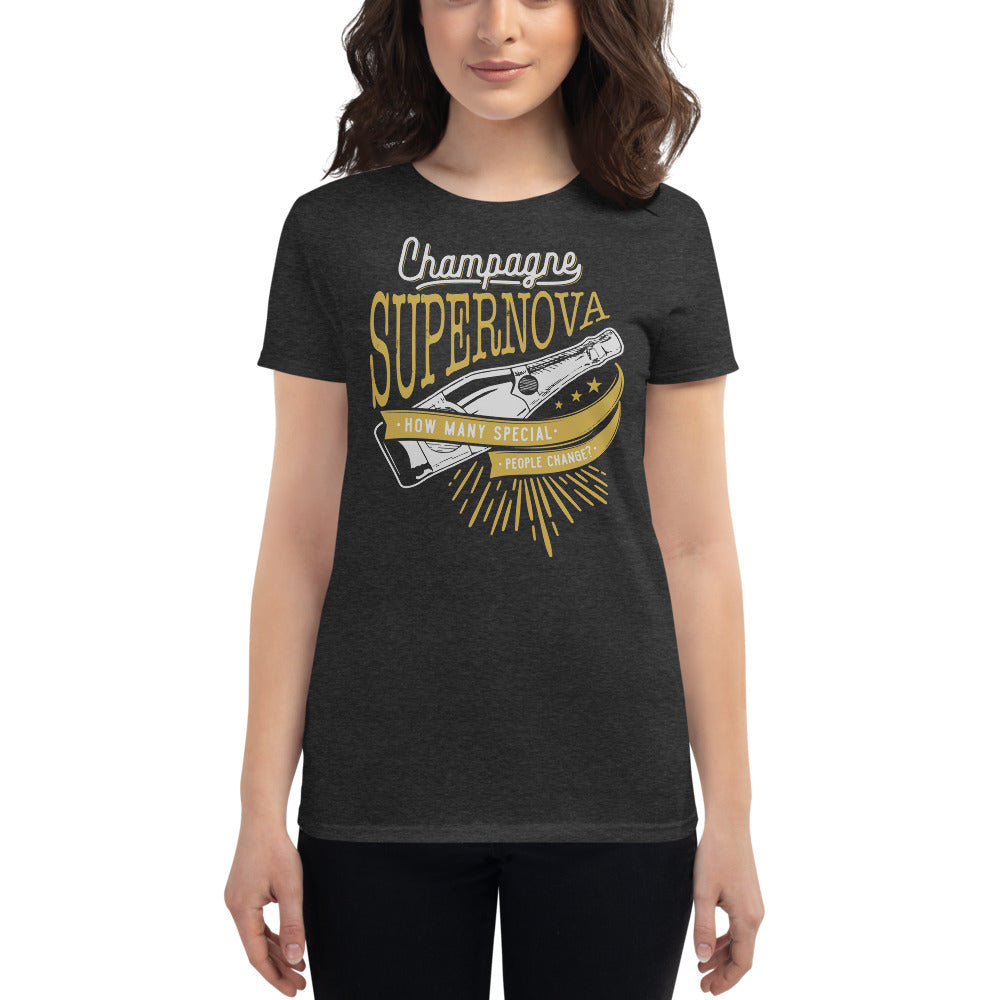 Oasis - Champagne Supernova - Women's T-shirt Heather Dark Grey