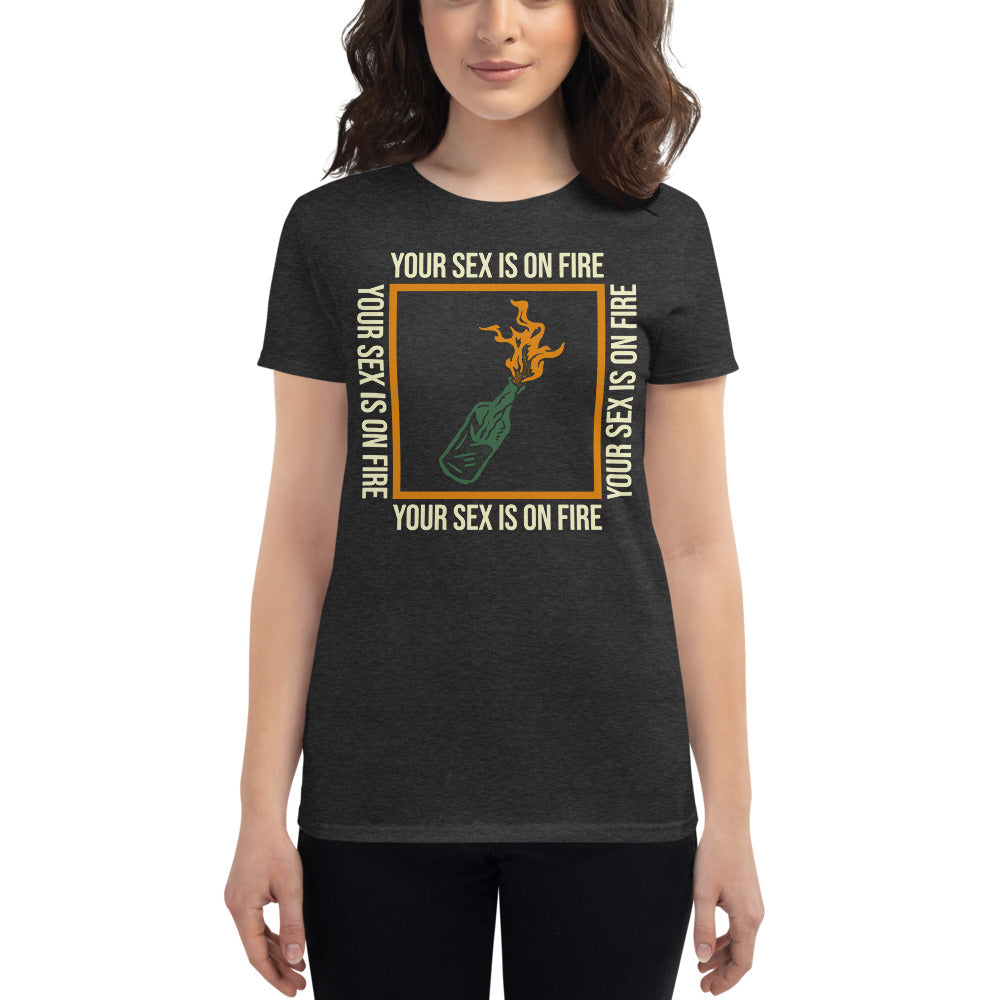 Kings Of Leon - Sex On Fire - Women's T-shirt Heather Dark Grey
