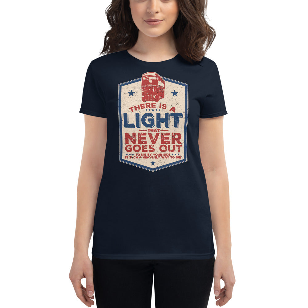 The Smiths - There Is A Light That Never Goes Out - Women's T-shirt Navy Blue